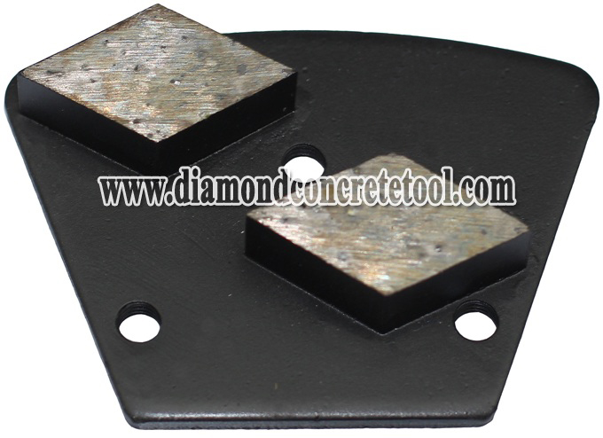 2 Rhombus Segments Diamond Concretet Plates